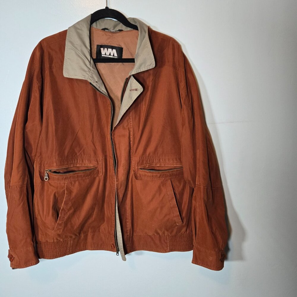 Men's Rust Bomber Jacket - Picture 10 of 10